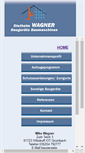 Mobile Screenshot of baugeraete-wagner.de